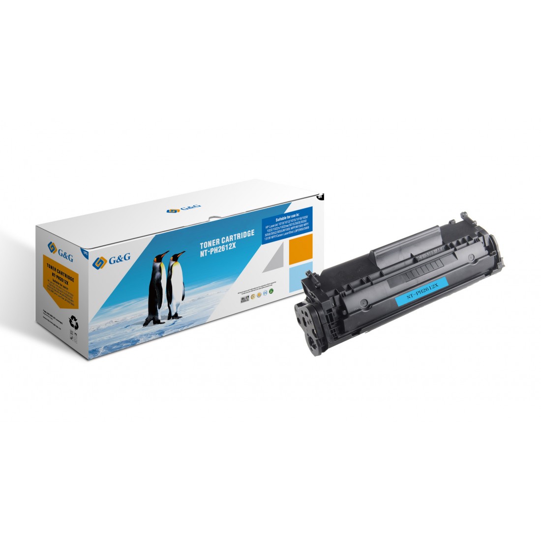 Toner Cartridge HP Q2612A (2.500 копии) (G&G)